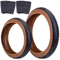 20/26In Bicycle Inner Tube Anti Slip Fat Bike Tire Wear Resistant Mountain Bike Tire Rubber Tire for BMX/Mountain Bike