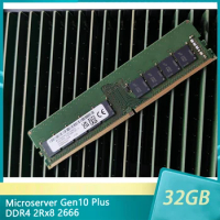 For HPE Microserver Gen10 Plus 32G 32GB DDR4 2Rx8 2666 ECC Server Memory Fast Ship High Quality