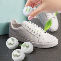 [ho't]！6pcs shoe cabinet deodorizer  sneakers deodorant ball solid air freshener  Indoor deodorization toilet deodorizer