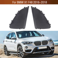 1 Pair Front Bumper Lower Grille Corner Cover Lid For BMW X1 F48 2016 2017 2018