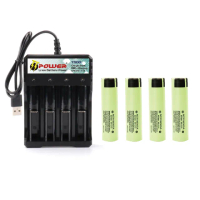 【TT-POWER】Panasonic國際 3450mAh NCR18650GA 凸點(4入組搭配4槽充電器)