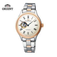ORIENT STAR 東方之星 CLASSIC系列 經典鏤空機械錶 鋼帶款玫瑰金色 -30.5mm