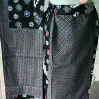 NEW MOTIF BATIK ROK+SELENDANG JADI/SIAP PAKAI BAHAN KATUN, FURING, RESLETING DAN KARET KANAN KIRI, R