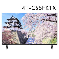 (結帳省-無安裝)夏普 55吋 4K Google TV液晶顯示器(無視訊盒)  4T-C55FK1X
