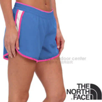 【The North Face】女新款 REFLEX CORE 輕量快排4吋越野跑步短褲.快乾短褲/A7H1 海岸線藍 