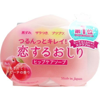 大賀屋 日本製 DHC 臀部 去角質肥皂 Pelican 桃子香皂 沛麗康 保濕肥皂 去黑色素 正版 J00050965