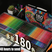 Brutfuner 72/120/180/260 Square Barrels Colored Pencils for Adult