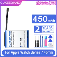 GUKEEDIANZI Replacement Battery 7th 450mAh For Apple Watch Series 7 S7 series7 45mm A2552