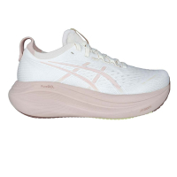 ASICS GEL-NIMBUS 27 女慢跑鞋-慢跑 運動 休閒 1012B753-102 米白淺粉