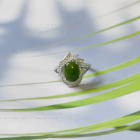 Nhẫn freesize Ngọc bích - Phong thuỷ Hà Linh