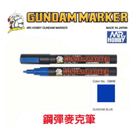 【鋼普拉】MR.HOBBY 郡氏 GSI 鋼彈麥克筆 GUNDAM MARKER 塑膠模型用 GM06 藍色
