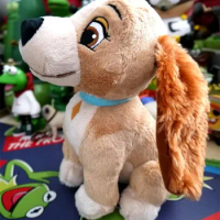 Disney Lady and the Tramp Dog Plush Toy Dolls High Quality Birthday Christmas For Children 25CM