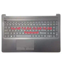 New original US Keyboard+Touch Pad Palmrest Upper Cover For HP Pavilion15-DA 15-DB 15-DR 250 255 Bottom Case L20387-001