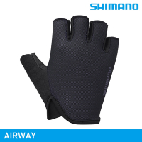 SHIMANO AIRWAY 女用手套 / 黑色 (自行車手套 露五指手套)