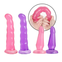 Realistic Dildo Anal Masturbator Crystal Jelly Dildo Suction Cup Penis TPR Dildo Sex Toys for Woman Gay Male Sex Products Adult