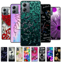 For Moto G14 Case G 14 Soft Painted Fashion TPU Protective Funda Cover for Motorola Moto G14 Coque Cool MotoG14 Para Silicon