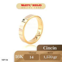 Cincin Emas Kadar 16K Wahyu Redjo CC-16K 29948262