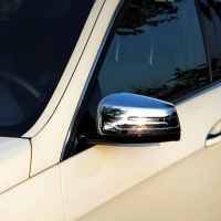 【IDFR】Benz 賓士 E S212 Estate 2009~2013 鍍鉻銀 後視鏡蓋 外蓋飾貼(鍍鉻後視鏡保護外蓋)