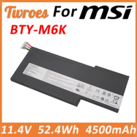 11.4V 52.4Wh Laptop Battery BTY-M6K For MSI MS-17B4 MS-16K3 GF63 Thin 8RD 8RD-031TH 8RC GF75 Thin 3RD 8RC 9SC GF65 Thin 9SE/SX