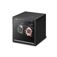 Double Watch Winder for Rolex with 4 Rotation Mode Setting, Automatic Watch Winder Box for Automatic Watches with Quiet Motor