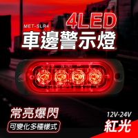 【錫特工業】閃爍警示燈 led燈 迎賓燈 車用led燈 4珠 車用燈具 地燈 流水邊燈 B-SLR4