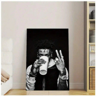 1 bức tranh in trên vải canvas về một cậu bé không bao giờ phạm lỗi, dùng để trang trí phòng, tranh 