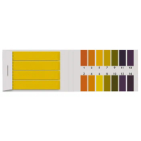 80 Pcs PH Indicator Test Strips 1-14 PH Wide Range PH Strips with Comparison Chart Professional for Water Wine Saliva Urine Soil