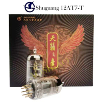 ShuGuang 12AX7-T 12AT7-T Vacuum Tube Gold Pin Replaces 6N4 12AT7 ECC81 12AX7 ECC83 Electron tube Amplifier Kit Audio Valve