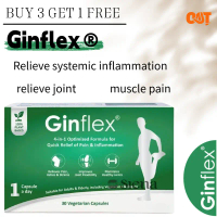 【Ultimate Joint & Muscle Comfort】Ginflex | 30-Count Inflammation Alleviation & Soreness Relief Suppo