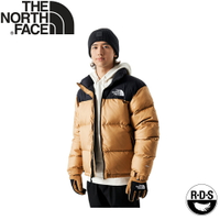 【The North Face 男ICON 700FP 防潑水鵝絨保暖外套(美版)《杏仁奶油》】3C8D/羽絨外套/羽絨衣