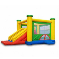 Kids indoor trampoline/PVC customized inflatable slide combo for sale