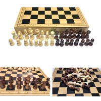 Chess Board Set for Kids and Adult Travel Chess Game Handcrafting Chess Game Board Set Delicate Folding Chess Set