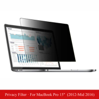 15.4 inch Anti-Glare Laptop Privacy Filter Screen Protector Film for Apple MacBook Pro 15" (2012-Mid 2016)