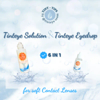 Nước ngâm lens hoặc Nước nhỏ mắt lens cao cấp 6 trong 1 Tinteye Lens