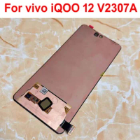 Best AMOLED LCD Display Touch Panel Screen Digitizer Assembly Glass Sensor For vivo iQOO 12 V2307A Phone Pantalla