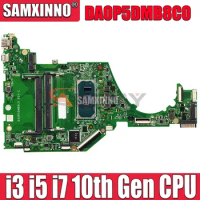Płyta główna SAMXINNO DA0P5DMB8C0 do HP 15-DY 15T-DY płyta główna do laptopa 15S-FQ z i3-1005G1 i7 i5-1035G1 CPU SPS:L71755-601