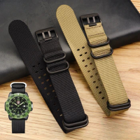 For Luminox 22 23mm Integrated Safety Men Women Black Army Green Waterproof Woven Nylon Accessories 