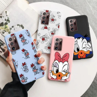 Silicone Phone Case For Samsung Galaxy Note 20 5G Note20 Ultra Cover Mickey Minnie Donald Duck Soft Funda For Samsung Note 20
