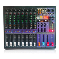 TX-802FX Professional Digital 99DSP 8channels Audio Mixing Console with USB