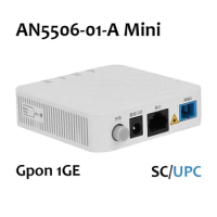 Original New An5506-01 A Mini Gpon Epon 1GE Single Port ONU FTTH Router ONT Optical Network Unit Modem No Box No Adapter