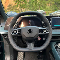 Carbon Fiber for Morris Garages MG 5 MG5 Car Steering Wheel Paddle Shifter Lever Interior Car Shift Paddle Accessories Black