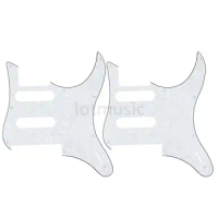 2 pcs Electric Guitar Pickguard For YAMAHA Pacifica 112V replacement 3ply White Pearl