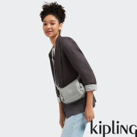 『牛角包』Kipling 璀璨星光銀小巧多層側背包-GABBIE MINI
