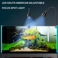 Adjustable Stand Landscape Grass Tank Lamp Fish Tank Coral Reef Used Led Aquarium Background Light