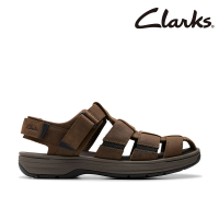 【Clarks】男鞋 Saltway Cove 雙魔術氈包頭羅馬鞋 涼鞋(CLM76900S)