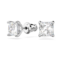 Swarovski 施華洛世奇 SWAROVSKI 施華洛世奇Attract白金色方形璀璨寶石穿孔耳環 5509936 1pc