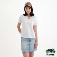 【Roots】Roots 女裝- ANIMAL短袖T恤(白色)