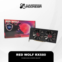 Red Wolf Radeon RX580 RX 580 GDDR5 8gb VGA GPU Graphic Card Kartu Grafis Dual Fan