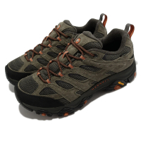 【MERRELL】登山鞋 Moab 3 GTX Wide 男鞋 寬楦 綠 黑 防水 支撐 戶外 vibram(ML035801W)