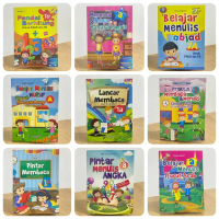 Buku Belajar Jilid PAUD TK A Berhitung, Membaca, Menulis, Bahasa Inggris, Huruf, Angka, Abjad, Bahas